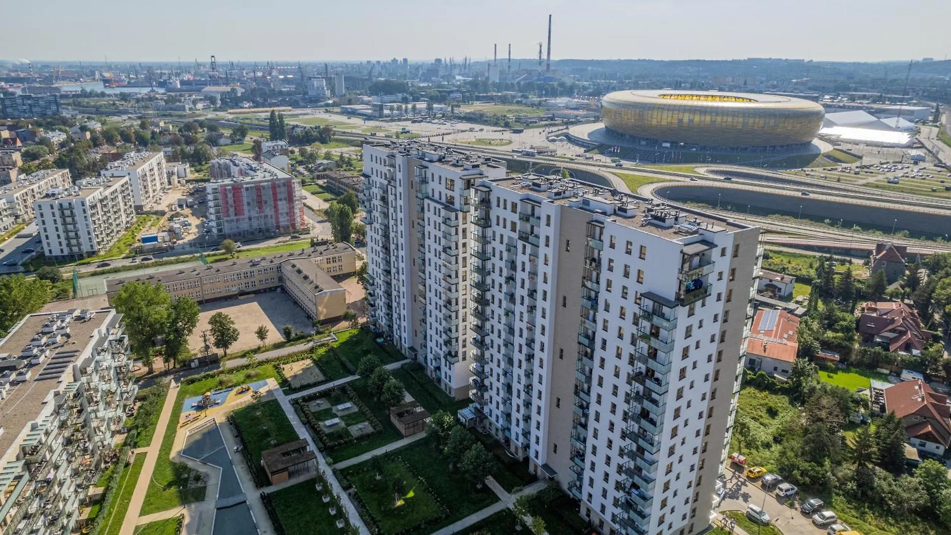 Nowa Letnica Apartment With Balcony & Parking Arena Gdansk By Noclegi Renters